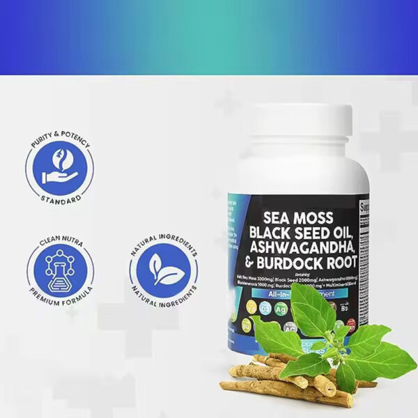 Sea Moss 3000mg Black Seed Oil