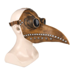 Plague Doctor Mask Black Beak Mask for Halloween Cosplay - Clothing, Menswear