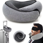 Travel Pillow, Travel Neck Pillow Memory Foam Travel Pillow 2024 New Travel Pillow Suitable for Travel, Airplanes, Cars and Offices