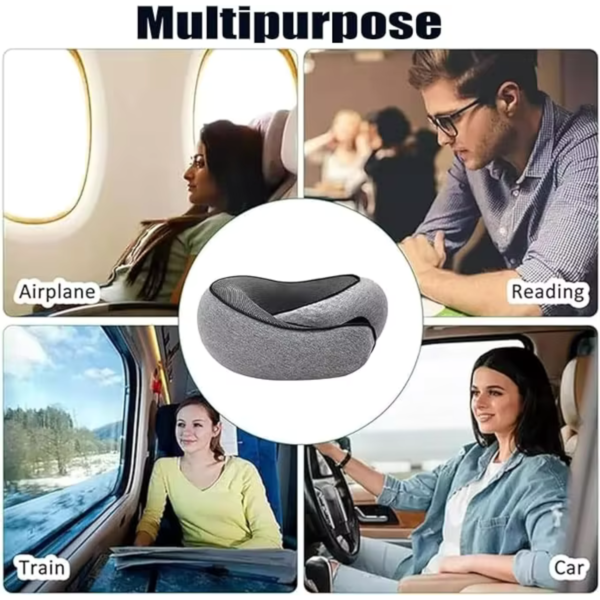 Travel Pillow, Travel Neck Pillow Memory Foam Travel Pillow 2024 New Travel Pillow Suitable for Travel, Airplanes, Cars and Offices