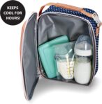 4 Pack Slim Ice Packs, Quick Freeze Space Saving Reusable Ice Packs for Lunch Boxes or Coolers, Multi Colored