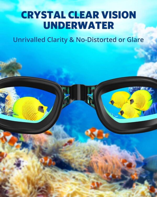 Swim Goggles, Swimming Goggles No Leaking Full Protection Adult Men Women Youth