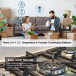3-in-1 Carbon Monoxide Detector Plug-in with Temperature and Humidity Sensors | Portable CO Gas Alarm with LCD Display, Voice & Light Warning for Home, Travel, RV, and Industrial Use