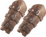 1 Pair Viking Bracers Medieval Leather Bracers Arm