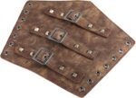 1 Pair Viking Bracers Medieval Leather Bracers Arm